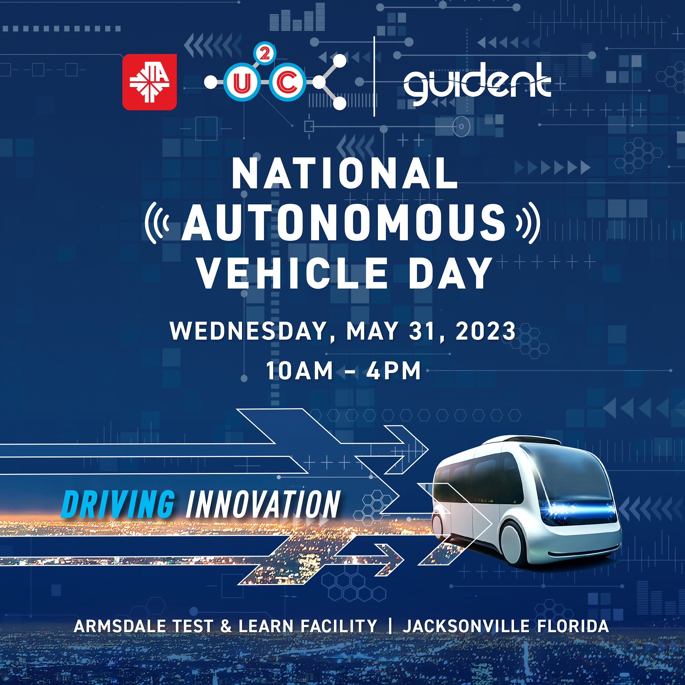 JTA, Guident to Host National Autonomous Vehicle Day Event