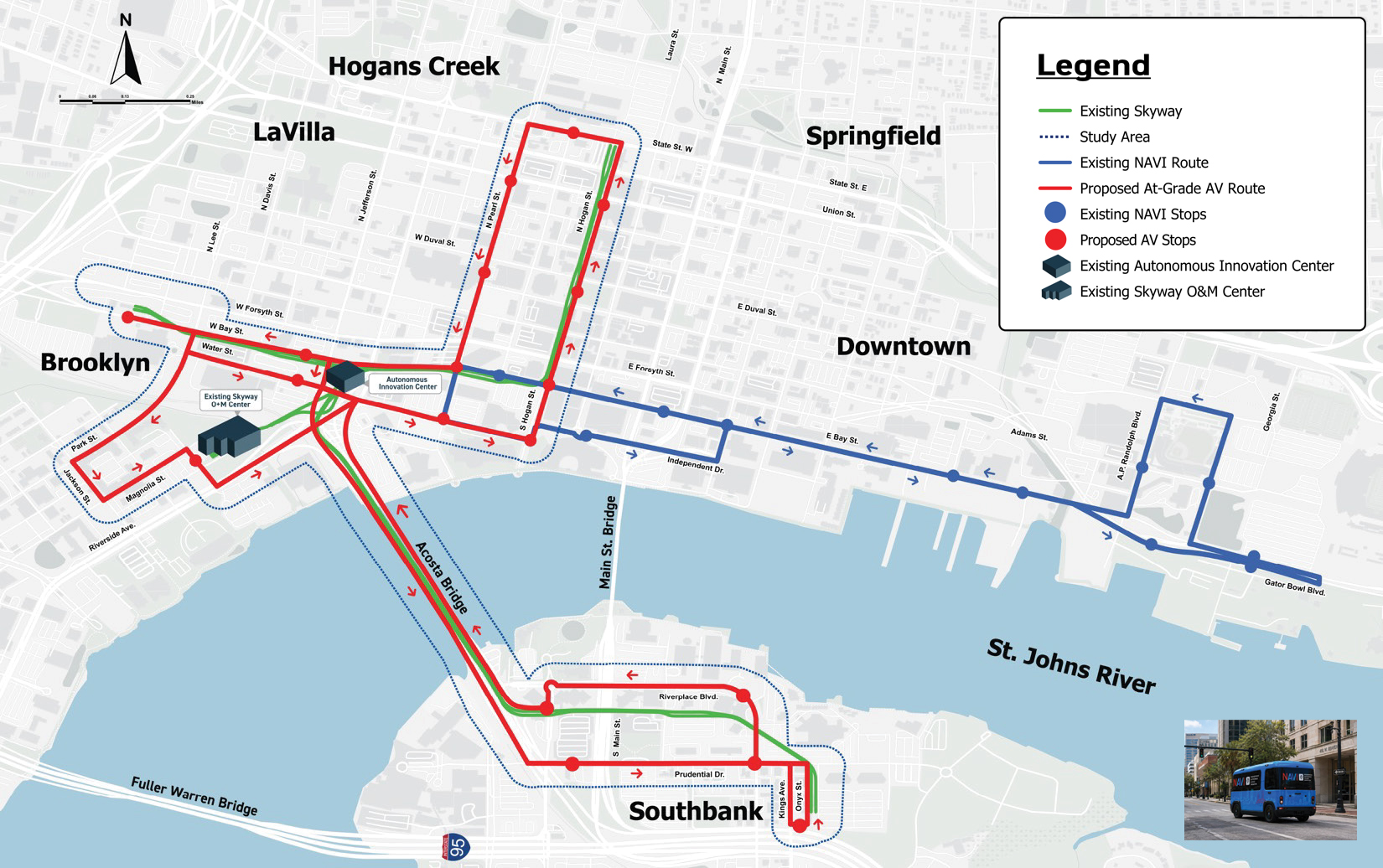 Route Map for Alternatives 4 and 5