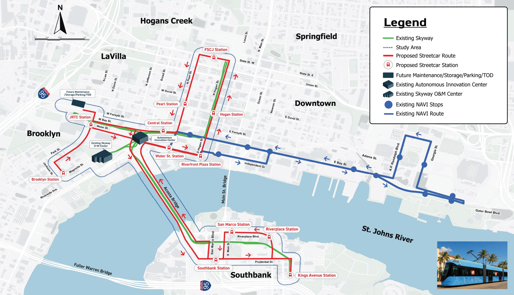 Route Map of Alternative 6