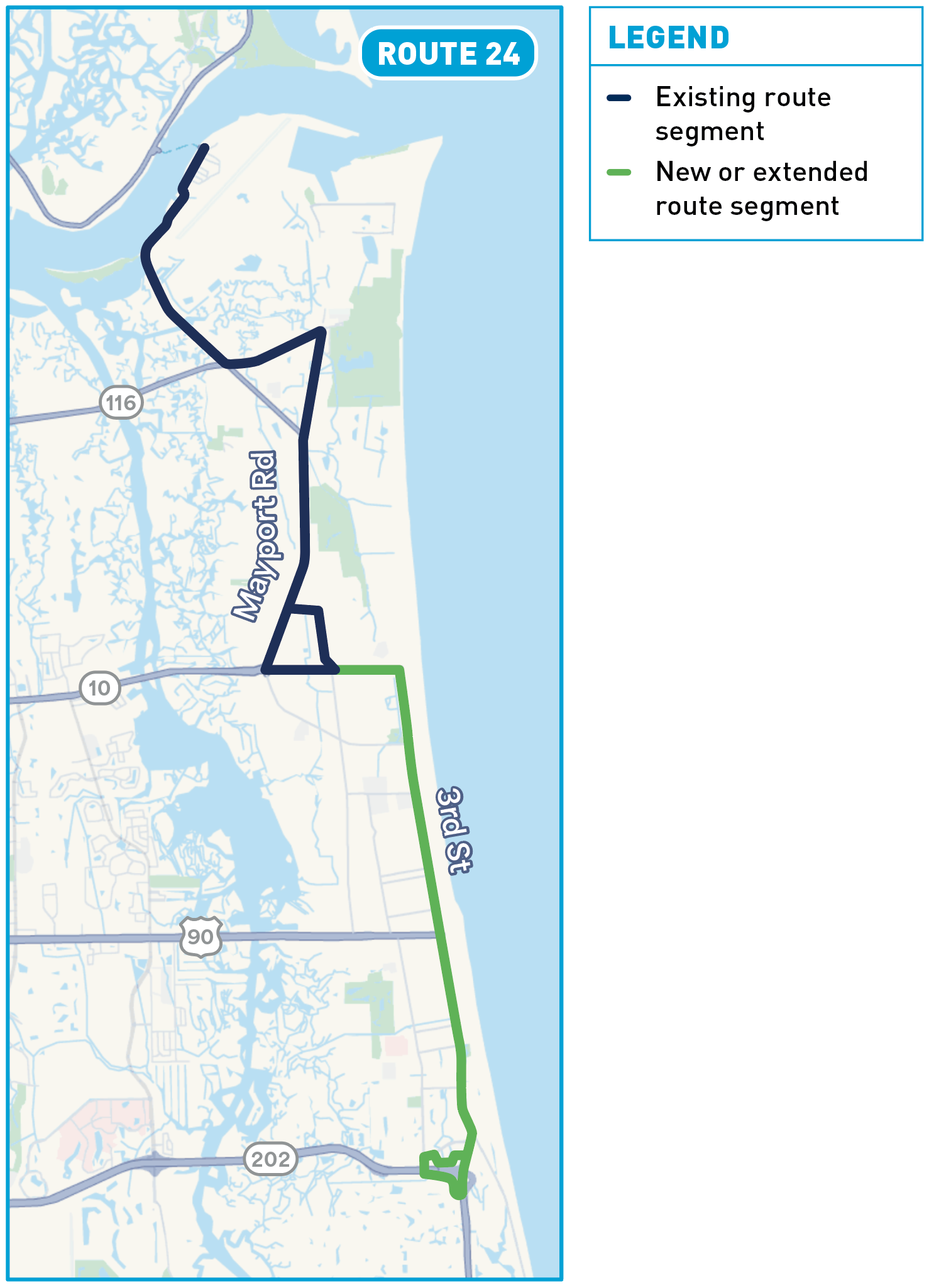 Route 24 - map