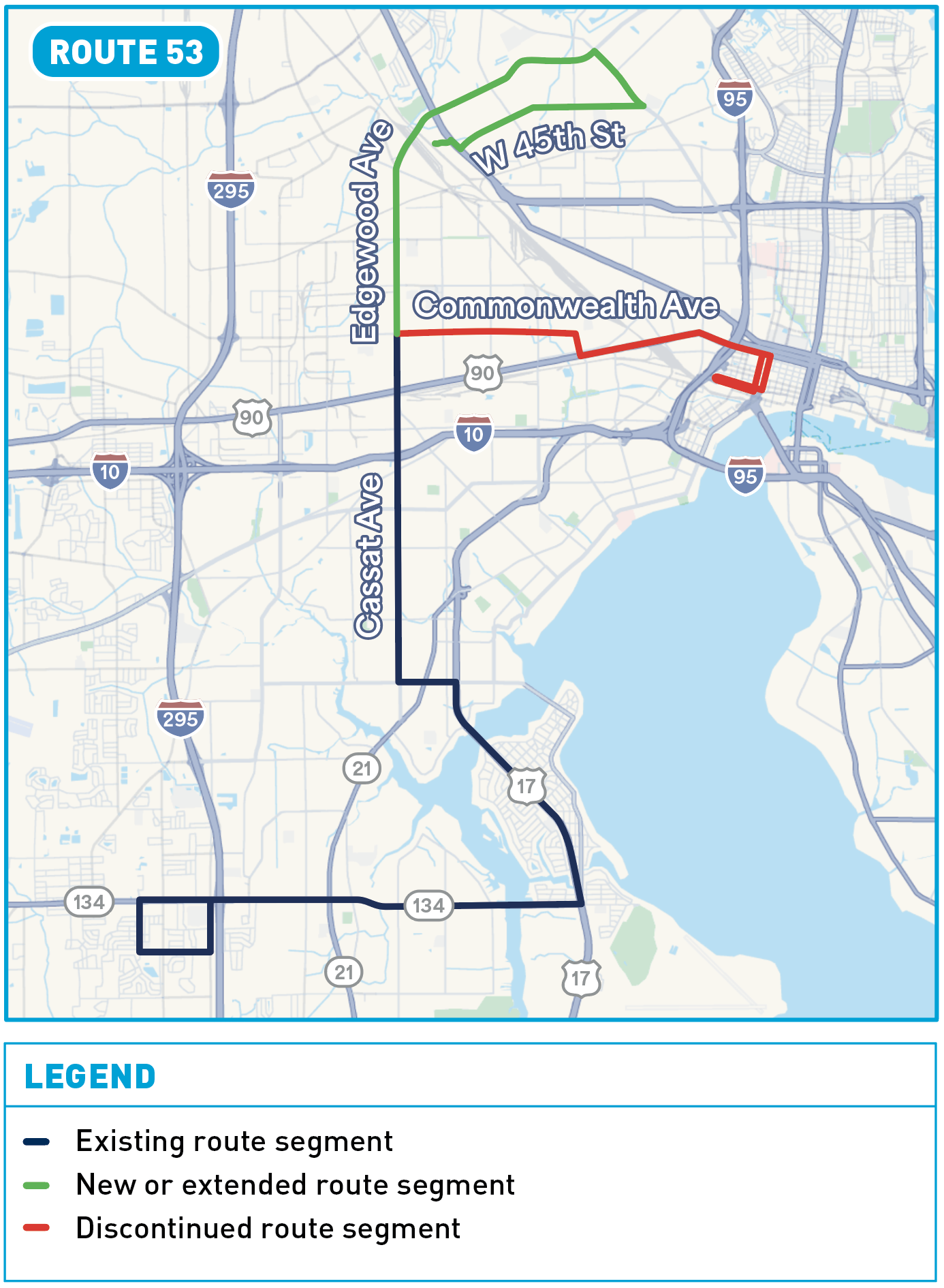 Route 53 - map
